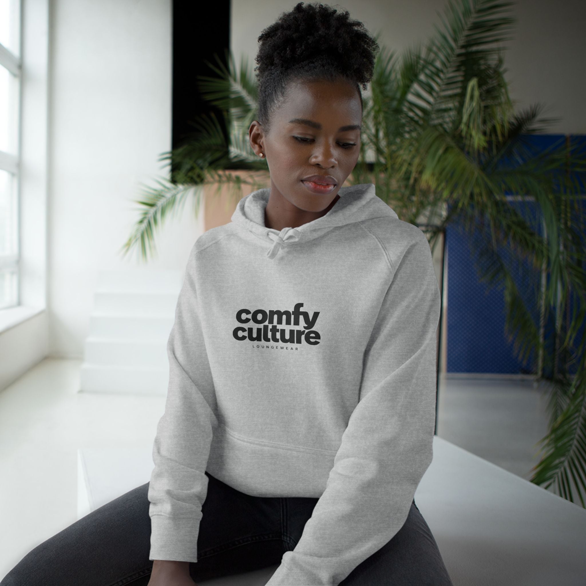 Comfy Culture Hoodie — Cozy Teddy Bear Loungewear Pullover