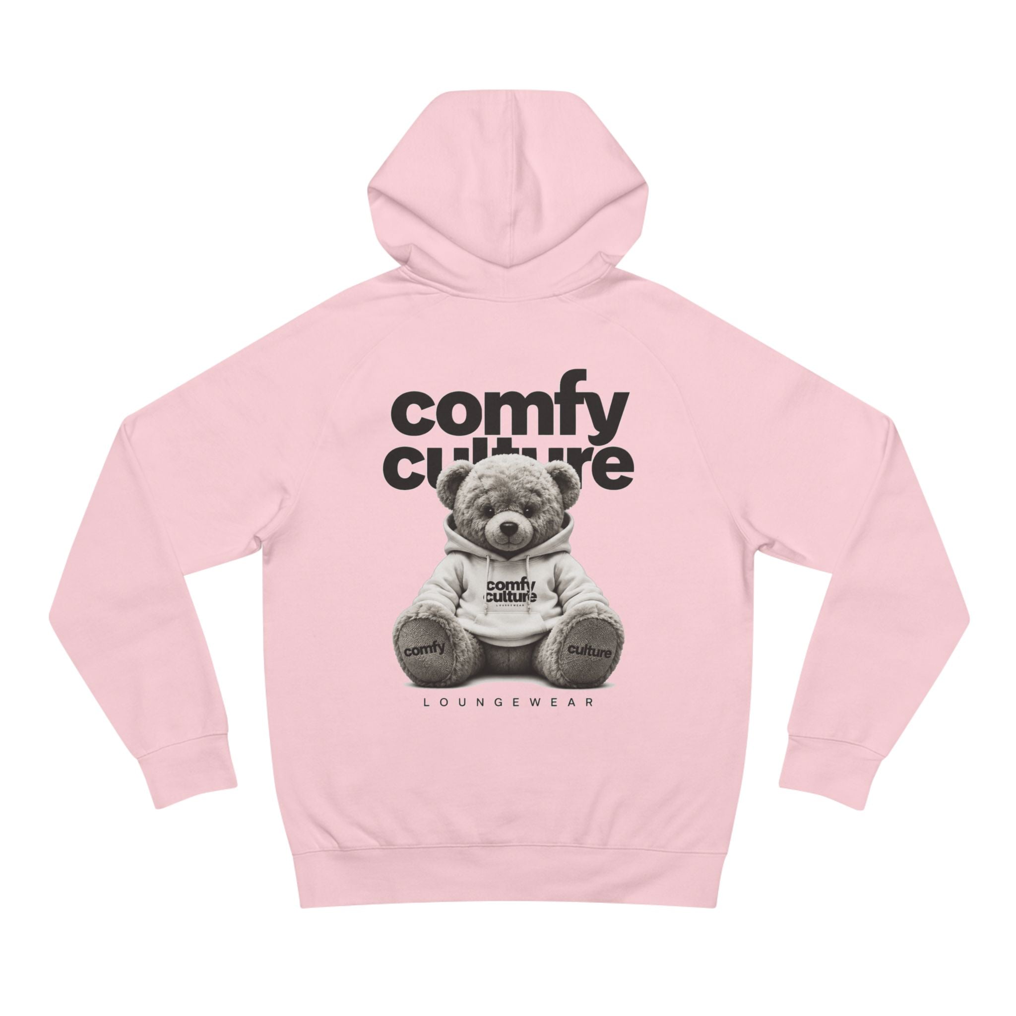 Comfy Culture Hoodie — Cozy Teddy Bear Loungewear Pullover