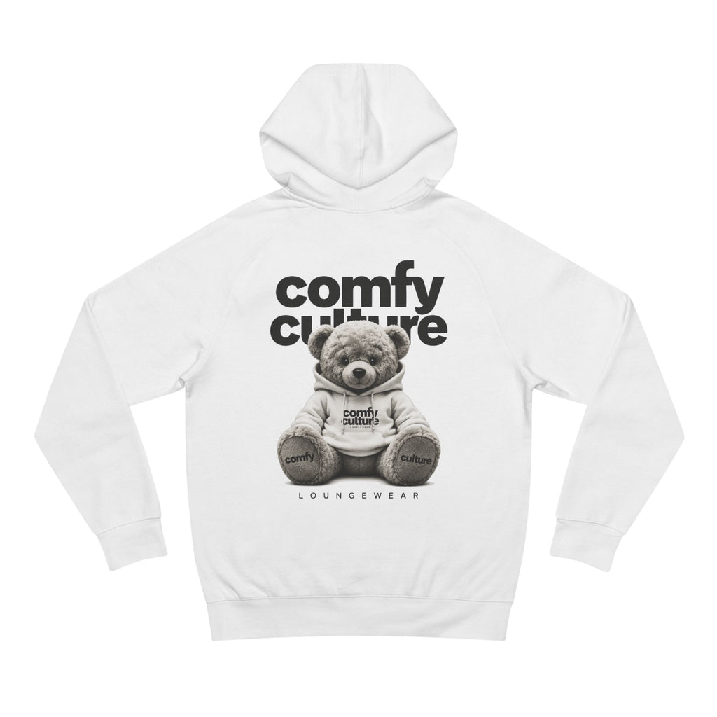 Comfy Culture Hoodie — Cozy Teddy Bear Loungewear Pullover