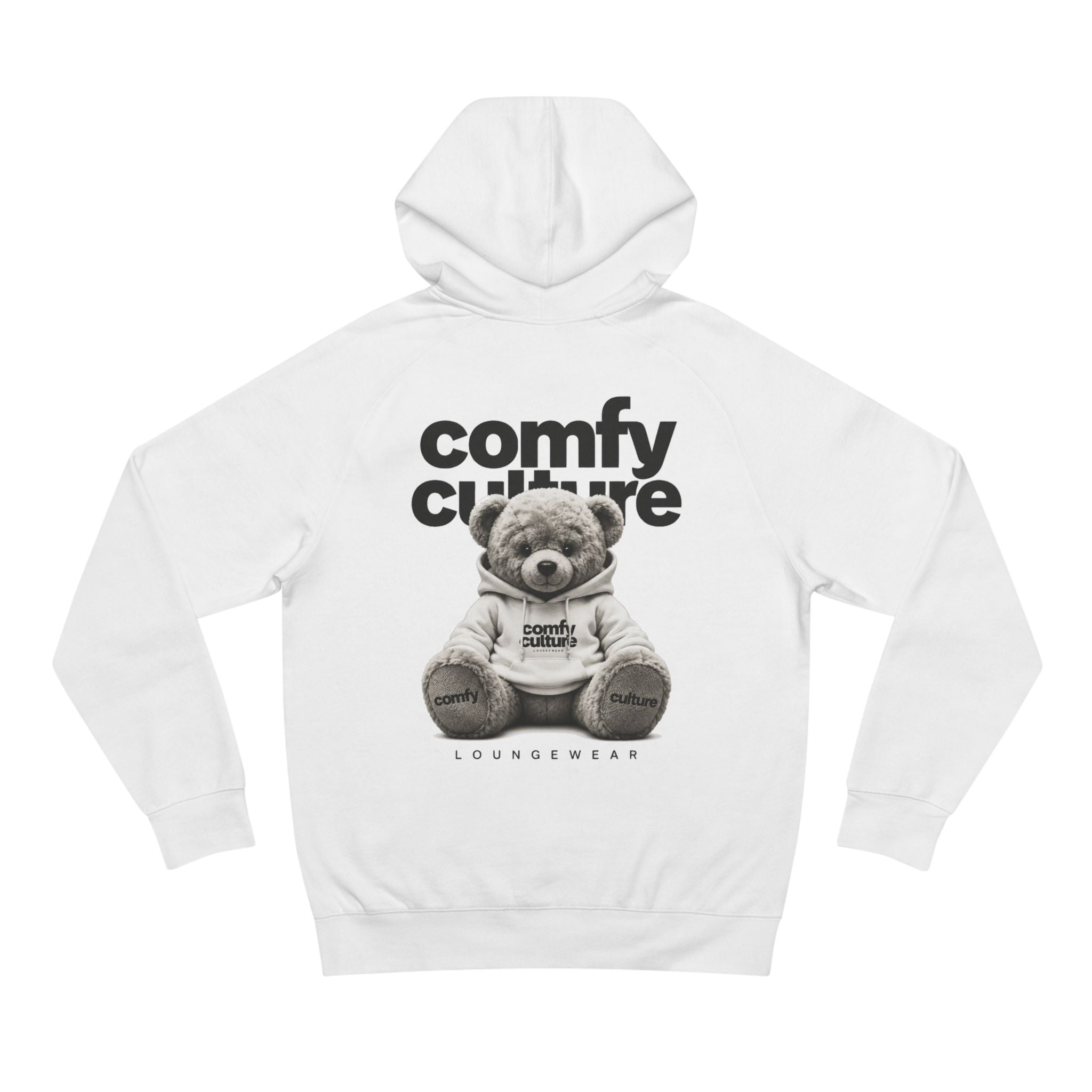 Comfy Culture Hoodie — Cozy Teddy Bear Loungewear Pullover